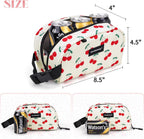 Cerbonny Small Cooler Bag Freezable Lunch Bag for Work School Travel, Leak-proof, Insulated, Cherry