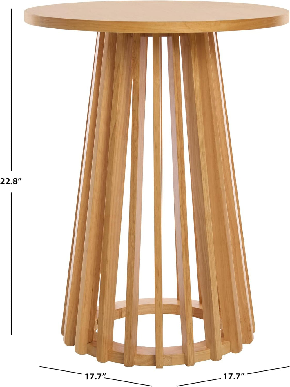 SAFAVIEH Home Collection - Cassio Natural Brown Accent Table, Sculptural Mode...