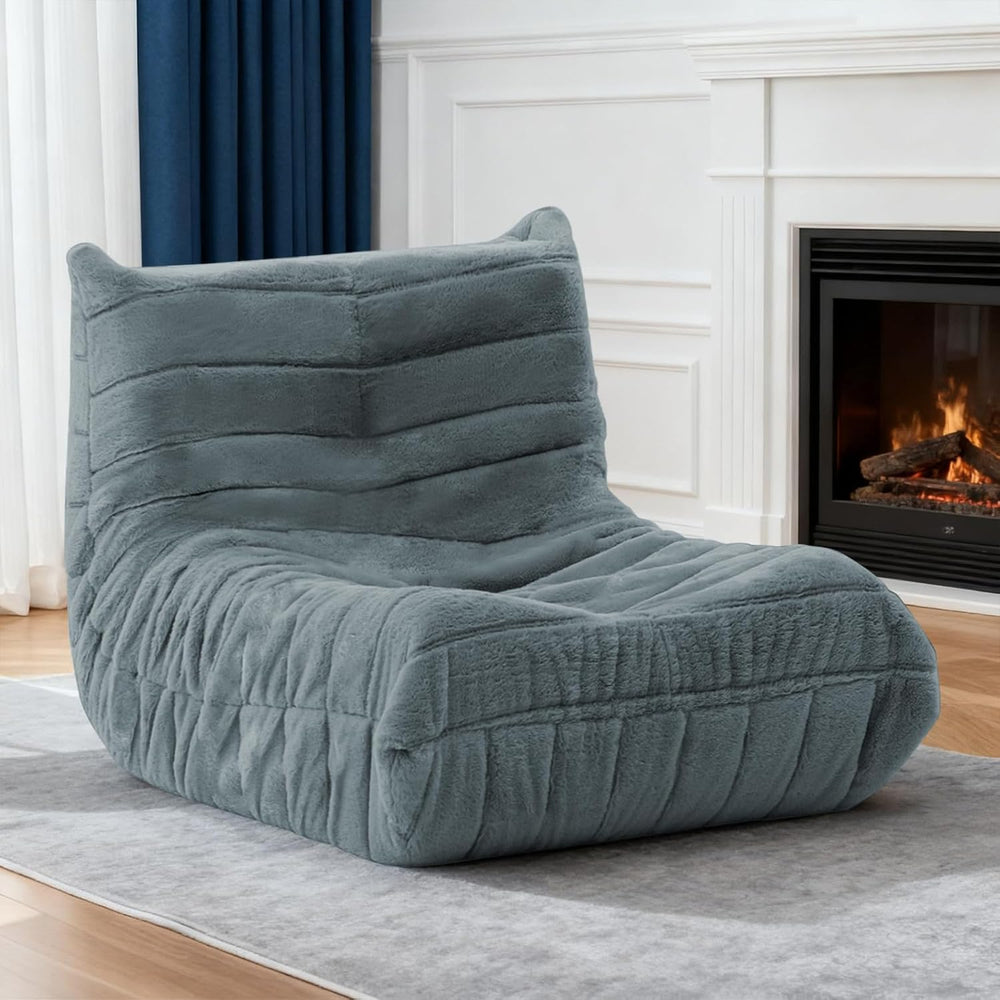 Bean Bag Chair for Adults, Giant Bean Bag Sofa Oversized Beanbag Chairs, Fire...
