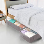 Closet Organizers and Storage - Maximize Space with Under Bed Storage Containers & Clothes Storage - Ideal Closet Organizer, Toy Storage Organizer & Underbed Storage (Grey, 2 Pack)