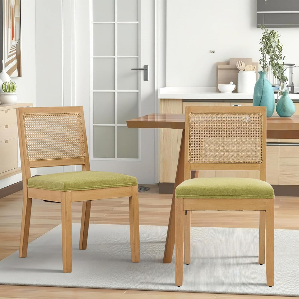 SoarFlash Kitchen French Dining Chairs Set of 4, Vintage Dining Chairs with R...