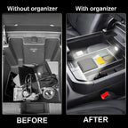 Center Console Organizer Compatible with 2019-2022 GMC Sierra/Chevy Silverado 1500 and 2020 2021-2023 Sierra/Silverado 2500HD/3500HD Accessories, Armrest Tray (Full Console w/Bucket Seats ONLY)