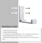 OHIYO 6Pcs Foldable Hooks for Hanging Coat & Bags & Hat & Key Wall Mounted Heavy Duty Aluminum Alloy Folding Coat Hooks with 12pcs Screws for Headphones Holder or Wall Hanger Hook(Matte Silver)