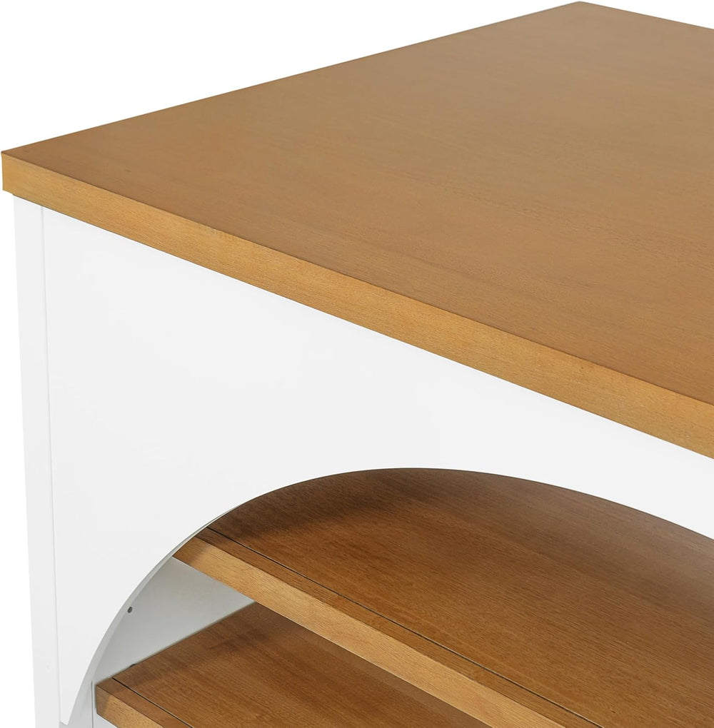 Christopher Knight Home Elle 56" Kitchen Island with Open Storage, Farmh...