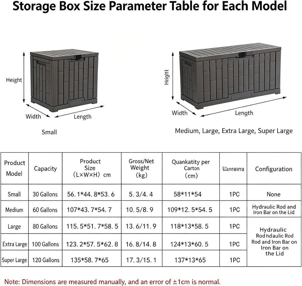 Package Delivery Boxes For Outside, Outdoor Storage Box With Lock Slot, Featu...