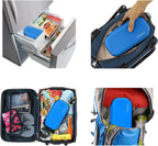 YOUSHARES Insulin Cooler Travel Case with 3 TSA Approved Ice Packs - EVA Medication Diabetic Case for Insulin Pen, Glucose Meter and Supplies (Blue)