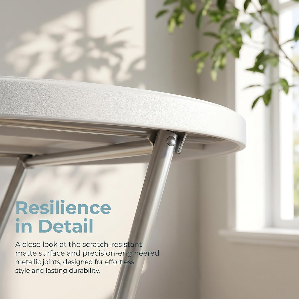 28in Cocktail Table, no Assembly Required, High Top Folding Table | Foldable ...