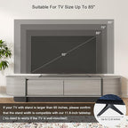 78.7'' Modern TV Stand for 55-85 Inch, Long Wooden TV Console with Drawers, Modern Entertainment Center with Large Storage, Curved Round Edge Media Cabinet for Living Room, Bedroom, (Grey)