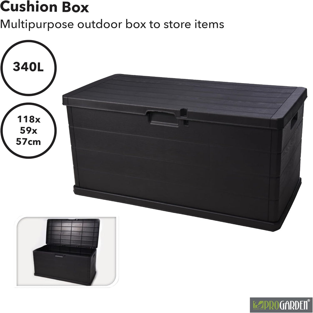 MIRADA IPAE-PROGARDEN ALPHA 340LT TRUNK BOX 118X59XH57 Anthracite