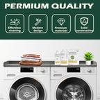 Royxen Washer Dryer Countertop, 27.4" x 54" Wood Universal Fit, Washer Dryer Topper, Laundry Room Organization, Laundry Countertop for Laundry Organization, Eucalyptus