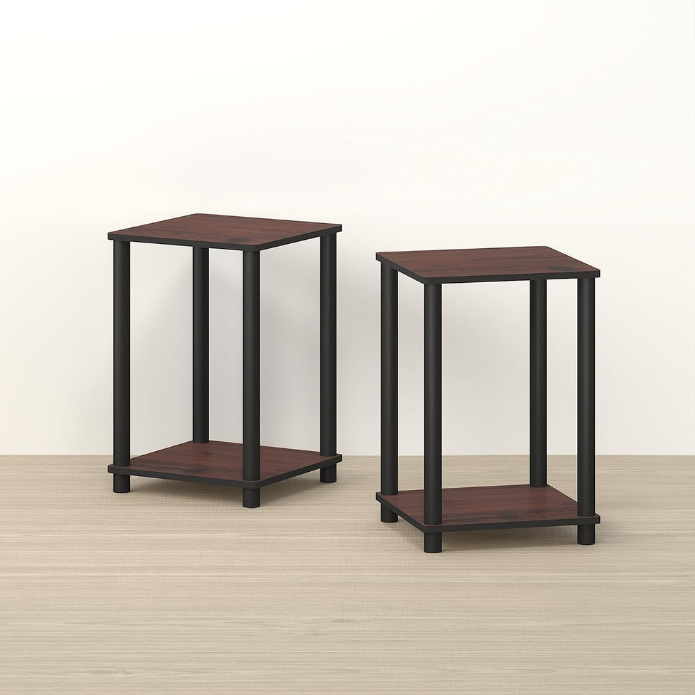 Handa 2-Tier Side Table, Set of 2 End Table, Night Stand, for Living Room, Be...