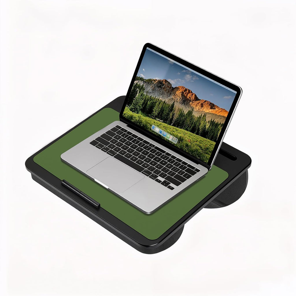 Jotsome Leather Desk Pad Mat, Non-Slip Desk Blotter Pad - Desk Protector for Office, Home, Lap Desk, Laptop, and Desktop, Gift for The Holidays or Christmas (Forest Green, 17" x 12")