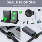 Office Supplies Desk Accessories,Pen Holder Remote Control Holder, Organizer with Phone Charger,Nightstand Desktop Organizer,Black Leather Desk Organizer With Charging Station (black)