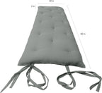 Twin Size Traditional Japanese Floor Futon Mattresses, Tatami Foldable Cushion Mats, Yoga, Meditation 80 x 39 x 3 (Gray)