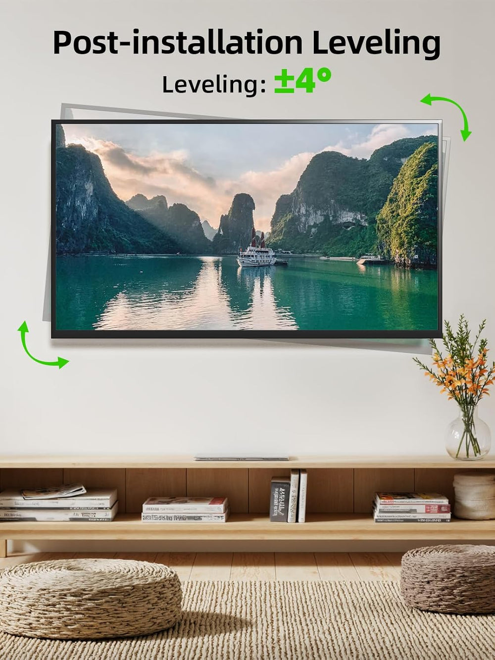 USX MOUNT Full Motion TV Wall Mount for 42-97 Inch TVs up to 150lbs, Swivel a...