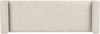 HomePop Fulton 48" Storage Bench - Textured Cream Fabric
