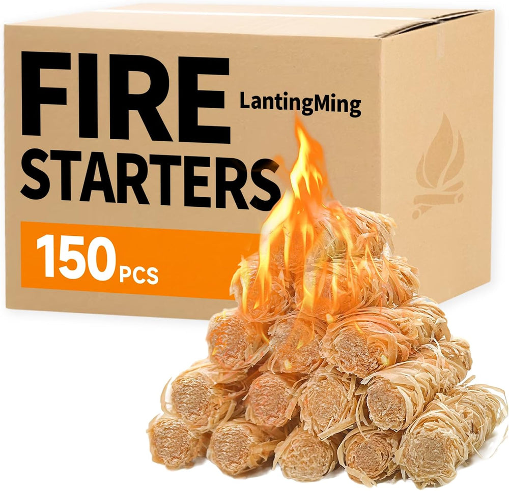 150 PCS Fire Starters for Fireplace Waterproof