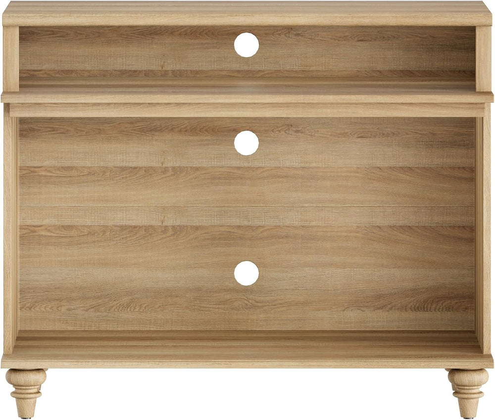 WAMPAT Tall Side Table, Large End Table with 2 Storages for Living Room, Farm...
