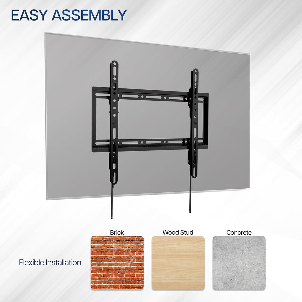 VIVO Black TV Wall Mount with Tilt for 32 to 75 inch Screens, MOUNT-VW075T | ...