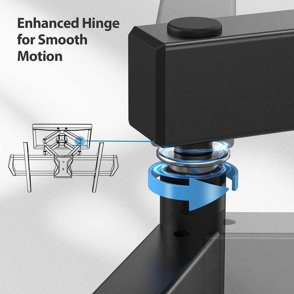 Pipishell Full Motion TV Wall Mount for Most 37-75 inch TVs, Wall Mount Brack...