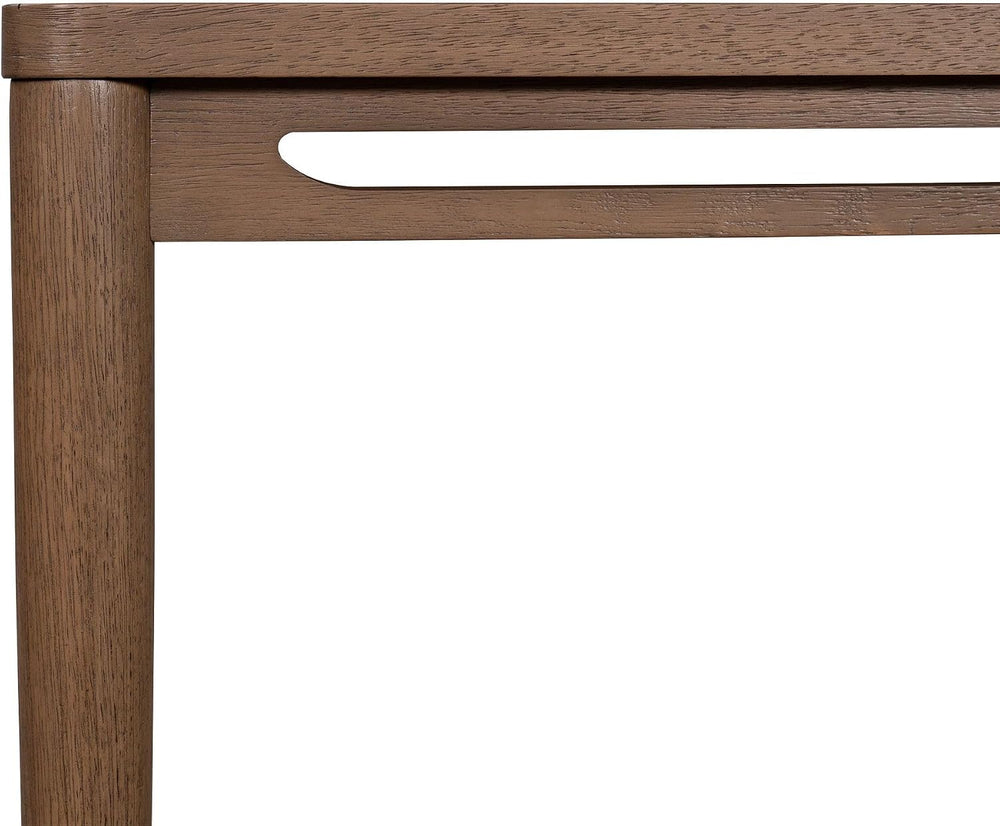 Flexsteel Verona End Table, Transitional Design, Medium Brown Oak, 29x17x22 I...