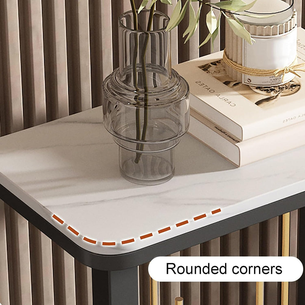 Thin Entryway Table Iron Console Table Modern Console Accent Tables for Hotel...