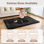 Japanese Floor Futon Mattress Full Size 54"x 80", 2.5'' Thick Foldable Roll Up Floor Bed Sleeping Pad, 25D Foam Filled Tatami Mat with Straps for Guest Room, Dormitory & Camping, Black