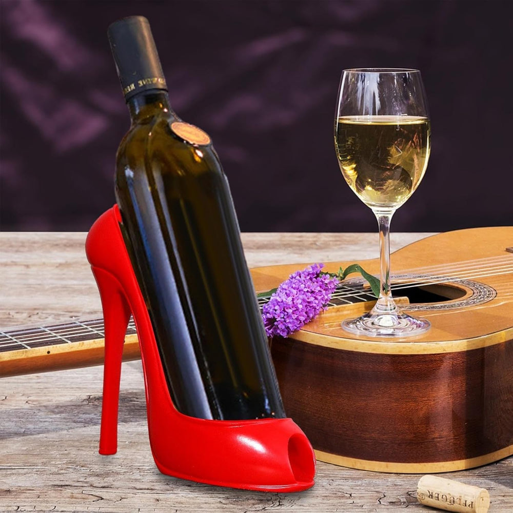 Wine Rack, High Heel Bottle Holder, Countertop Wine Storage Stand, Decorative...