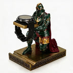King's Guard Watch Display Stand Jewelry Necklace Holder Tray Tower Green | Cell Phone Stand Resin Bookends Paperweight Desktop Organizer and Accessories as Gift for Office, Study and Living Room