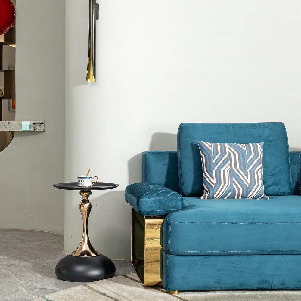 End Tables, Small Round Side Table Corner Drink Tables Small Coffee Table Coc...
