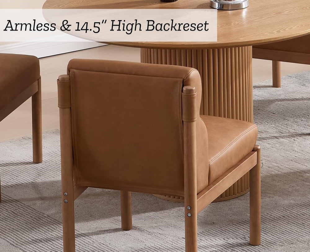 EALSON Dining Chairs Set of 2 Modern Upholstered Living Room Chairs Mid Centu...