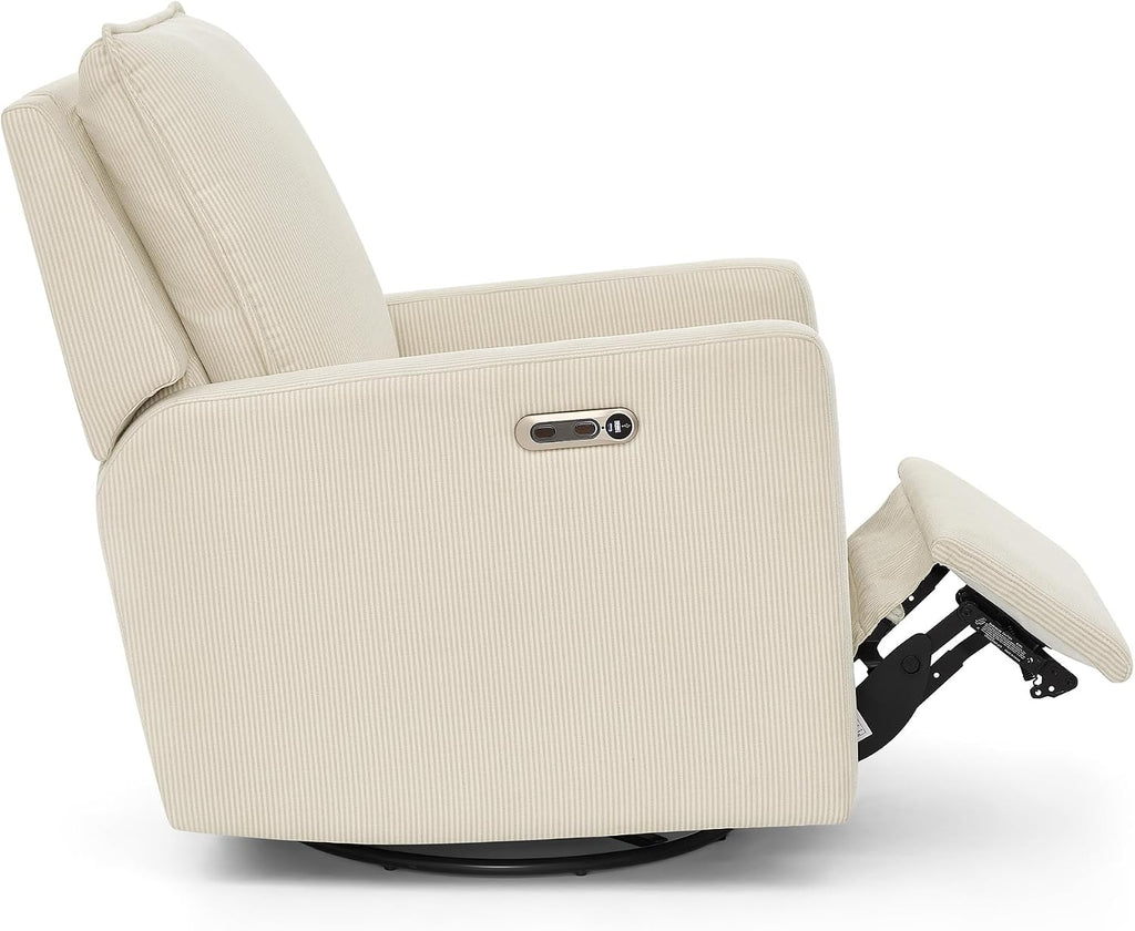 Delta Children - babyGap Harlowe Power Recliner, Almond | Power Recliner with USB-A and Type-C Ports, Greenguard Gold Certified, Stain-Resistant Fabric, Oeko-TEX 100 Certified