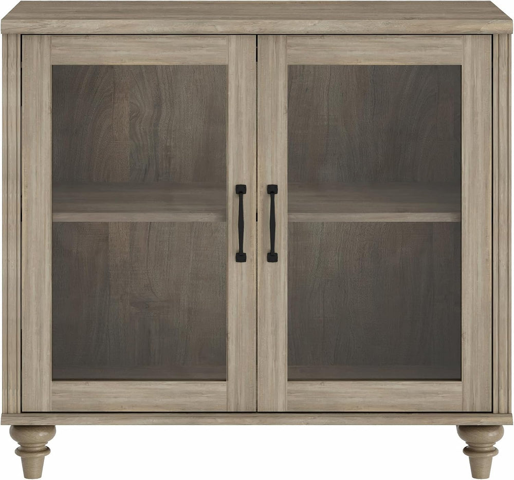 WAMPAT Farmhouse End Table with Ample Storage, Large Mid Century Modern Wood ...