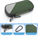 Insulin Travel Case Diabetic with 2 Reusable Ice Packs for Insulin Pen and Other Diabetic Supplies, Insulin Cooler Travel Case for The Daily Life and Trip, Green with Gray