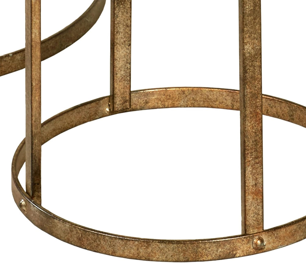 Regal Lux Nesting Tables Dark Gold Set of Three