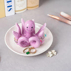 Octopus Ring Holder Jewelry Dish, Preppy Room Decor Jewelry Holder Trinket Dish, Octopus Gifts for Women Birthday Christmas
