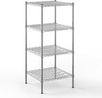 24" Deep x 24" Wide x 54" Height Wire Shelving Kit | 4-Tier | NSF Commercial Storage Rack Unit