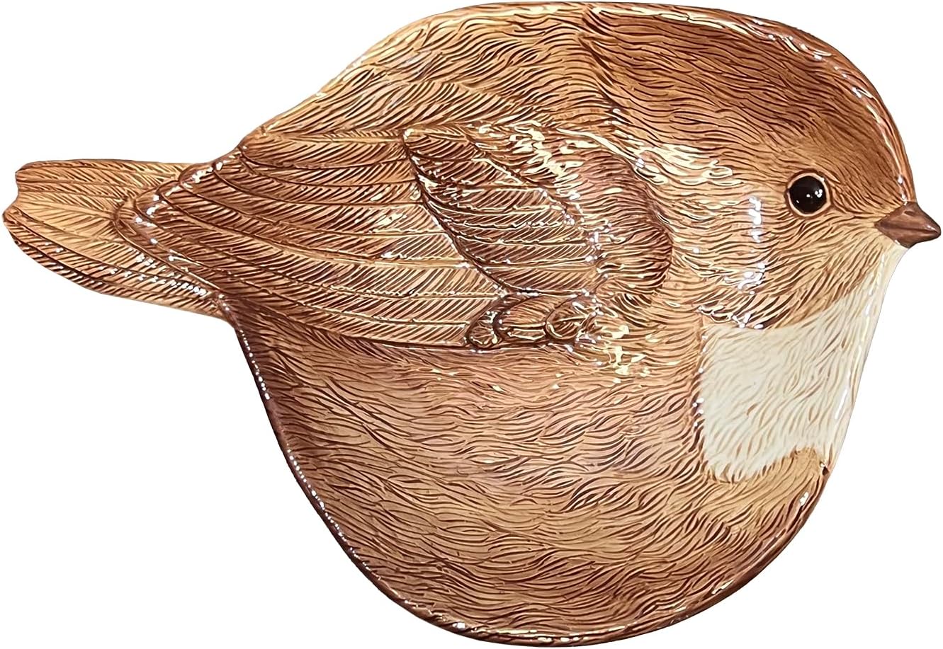 Streamline Imagined Brown Sparrow Trinket Dish