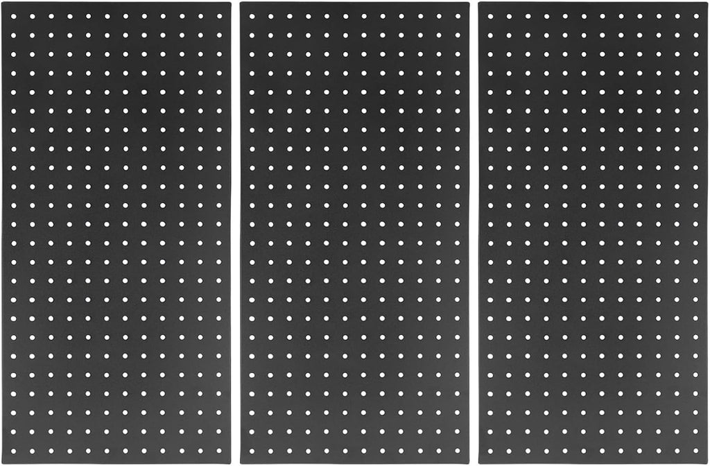 Keenso Metal Pegboard Wall Organizer, Heavy Duty Steel Pegboard, 4 Pack Panels for Garage Tool Storage, Home Office and Craft Room