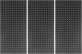 Keenso Metal Pegboard Wall Organizer, Heavy Duty Steel Pegboard, 4 Pack Panels for Garage Tool Storage, Home Office and Craft Room