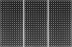 Keenso Metal Pegboard Wall Organizer, Heavy Duty Steel Pegboard, 4 Pack Panels for Garage Tool Storage, Home Office and Craft Room