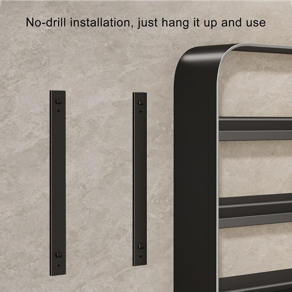 PAKMEZ Narrow Metal Storage Shelf, for Improved Space Utilization, Easy Assem...