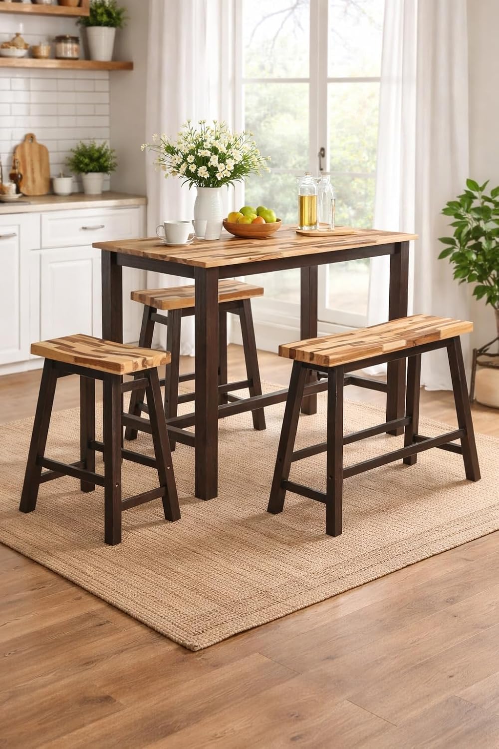 Boraam Sonoma 4pc Pub Set - Blended Espresso Finish