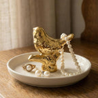 Ring Holder for Jewelry Trinket Tray Flamingo Gifts for Women Girls Friend Her Mom Christmas Thanksgiving Gifts Birthday Mothers Day Valentines Gifts Flamingo Decor (Bird)