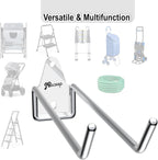 JBscoop Stainless Steel 304 Garage Hooks, Heavy Duty Organizer & Wall Mount Hanger Rack for Tools, Equipment, and More, Rust-Resistant & Durable