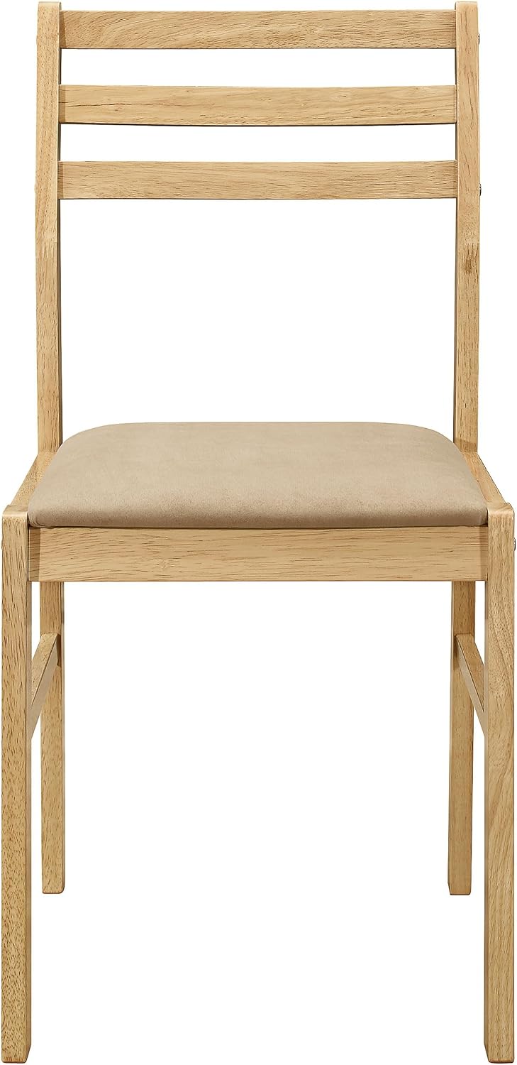 Coaster Home Furnishings 3-Piece Round Wood Dining Room Set Drop Leaf Extensi...