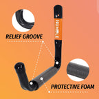HUHOLE Ladder Hooks for Garage Wall, Wall Mount Ladder Brackets with 9.8" Jumbo Arm, Utility Hooks for Bike, Folding Chair, Bulk Items