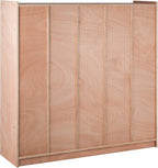 VEVOR Cubby Mobile Tray Storage Cabinet, 8-Compartment Cubby Storage Shelf, Cubby Storage Cabinet 3-Shelf, Classroom Cubbies, Classroom Furniture for Home, Daycare and Preschool, Natural
