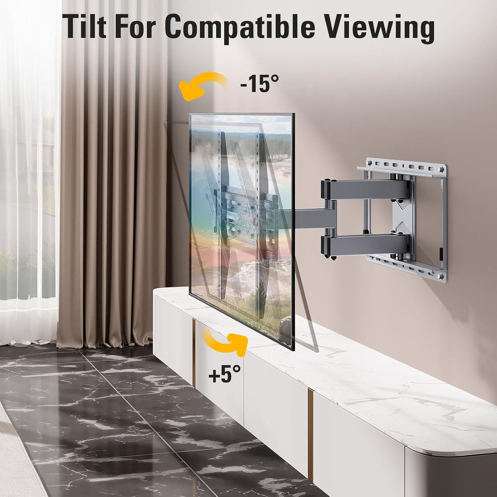 Mounting Dream Full Motion TV Wall Mount for 32-65 Inch TVs up to 132lbs | TV...