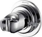 BOPai Suction Cup Shower Head Holder for Handheld Shower – No Drill, For Smooth Surfaces Only, Vertical Mount Only, Chrome
